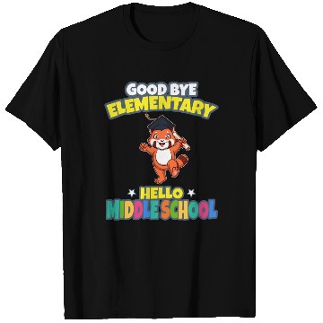 Discover Good Bye Elementary Hello Middle School Graduation T Shirts