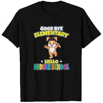 Discover Good Bye Elementary Hello Middle School Graduation T Shirts