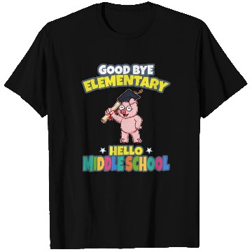 Discover Good Bye Elementary Hello Middle School Graduation T Shirts