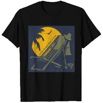 Discover OBX Beach B OBX Army Green Navy Vintage T Shirts