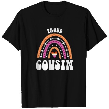 Discover Proud Cousin Lesbian Pride Rainbow T Shirts
