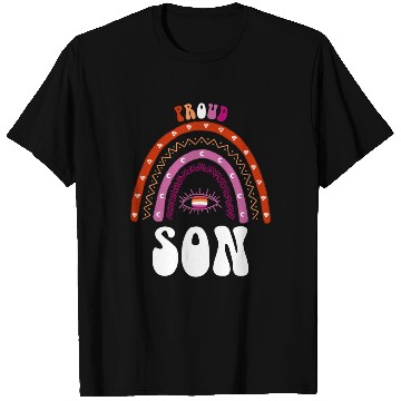Discover Lesbian Rainbow Proud Son Lesbian T Shirts
