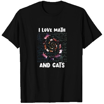 Discover Math Kitty Cat I Love Math And Cats Mathematics T Shirts