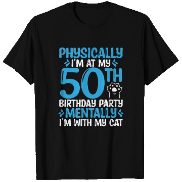 Discover 50 Year Old Cat Dad with my Cat Mom 50th Birthday T Shirts