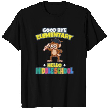 Discover Good Bye Elementary Hello Middle School Graduation T Shirts