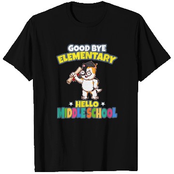 Discover Good Bye Elementary Hello Middle School Graduation T Shirts
