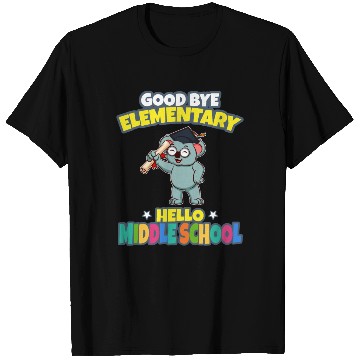 Discover Good Bye Elementary Hello Middle School Graduation T Shirts