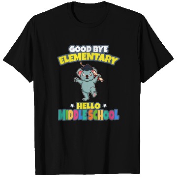 Discover Good Bye Elementary Hello Middle School Graduation T Shirts