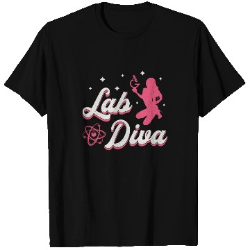Discover Lab Diva Laboratory Technician Science Lab Tech T Shirts