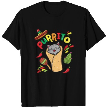 Discover PURRRITO Cat T Shirts, Cat Lovers T Shirts, Cat Owners