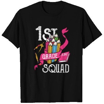 Discover 1st Grade Squad Student Back To School T Shirts
