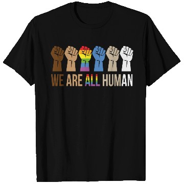 Discover We Are All Human Pride Month For Lesbian and Gays T Shirts