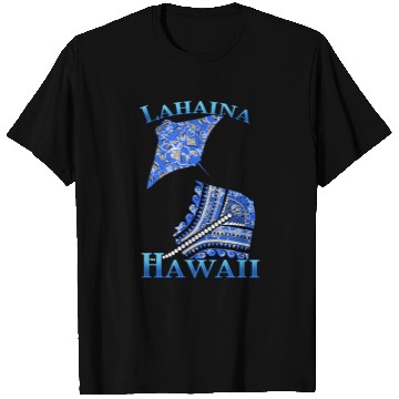 Discover Lahaina Vacation Tribal Stingrays T Shirts