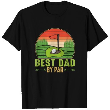 Discover Best Dad By Par Golfing Fathers Day Matching T Shirts