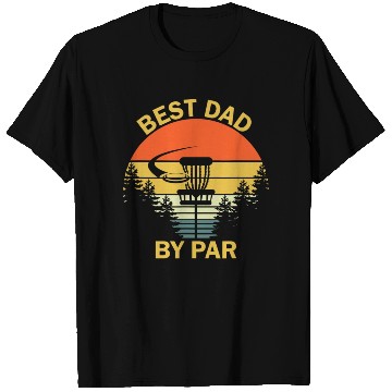 Discover Vintage Best Dad By Par Disc Golf Father's Day T Shirts