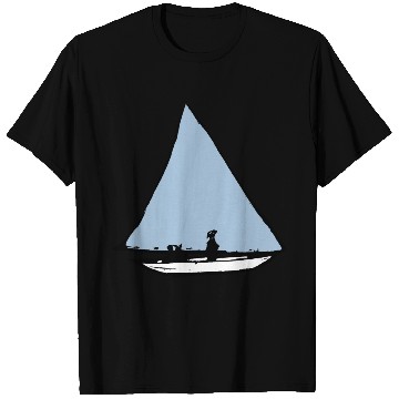 Discover Blue Sailing boat T Shirts