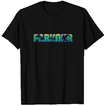 Discover Parkour Free Running Traceur Retro T Shirts