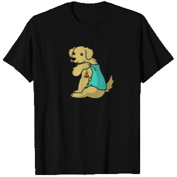 Discover I Love Mom Tattoo Golden Retriever T Shirts