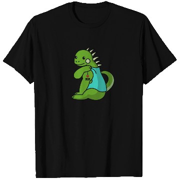 Discover I Love Mom Tattoo Iguana Reptile T Shirts