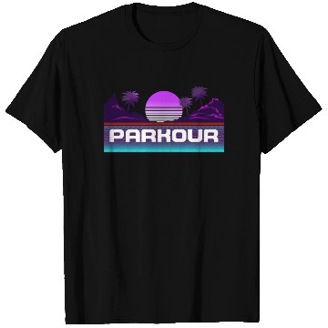 Discover Parkour Free Running Traceur 80S T Shirts