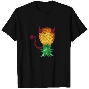 Discover Swinger Upside Down Bad Pineapple Devil Horn T Shirts
