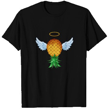 Discover Cute Swinger Upside Down Pineapple Angel Wings T Shirts