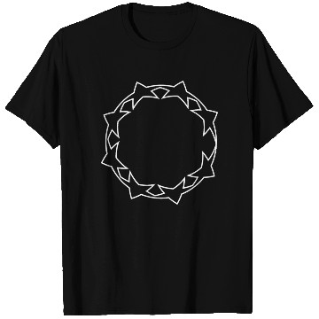 Discover Cool Circle Of Stars White T Shirts