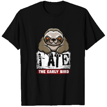 Discover Mad grumpy sloth, the morning grouch T Shirts