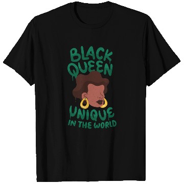 Discover Black unique in the world Queen Black queen unique T Shirts