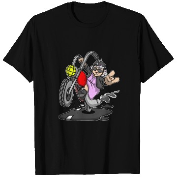 Discover Motorcycle Motorcycling Grandma Motorcyclist T Shirts