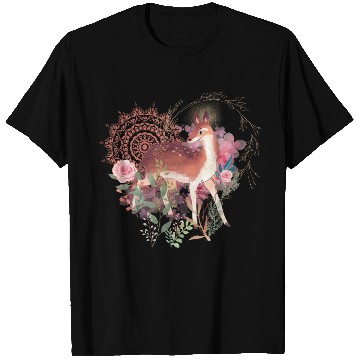 Discover Sweet Deer In Wild Spring T Shirts