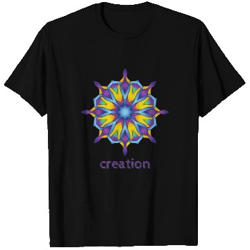 Discover Creation Mandala Design T Shirts