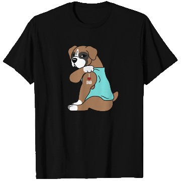 Discover I Love Dad Boxer Dog T Shirts