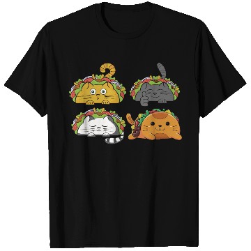 Discover Cute Taco Cats Mexican Taco Lover T Shirts