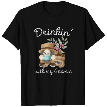 Discover Coffee Gnome Drinking Funny Gnome Lover T Shirts