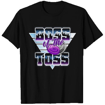 Discover Disc Golf Boss Toss Funny Frisbee Vintage T Shirts