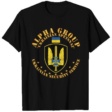 Discover Ukraine Alpha Group Ukrainian Spetsnaz X 300 T Shirts