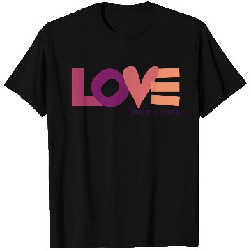 Discover LOVE LOGO Multi Color Logo T Shirts