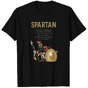 Discover Spartan Soldier Motivation Warrior Training T Shirts