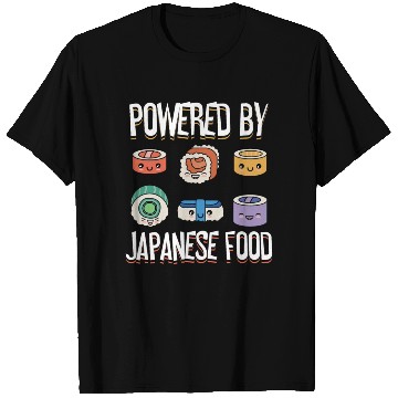 Discover Powered By Japanese Food Sushi Lover Japan T Shirts