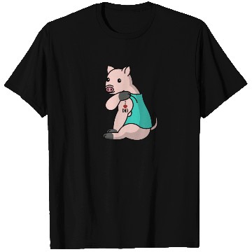 Discover I Love Dad Mini Pig T Shirts