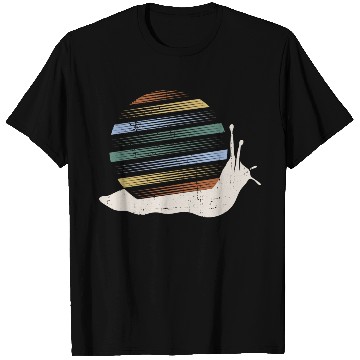 Discover Retro Snail Shell Biology Snail Lover T Shirts