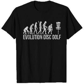 Discover Evolution Disc Golf Distressed T Shirts