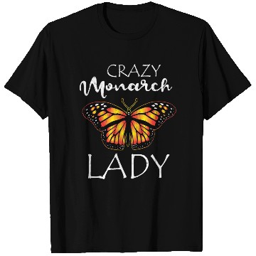 Discover Crazy Monarch Butterfly Lady Butterflie Lover Cute T Shirts