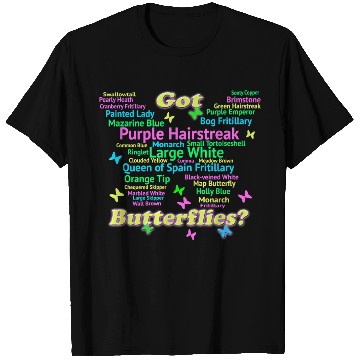 Discover Garden Butterflies Premium T Shirts