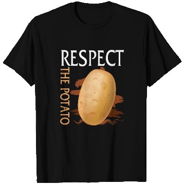 Discover Potato Vegetable T Shirts, Respect The Potato T Shirts,