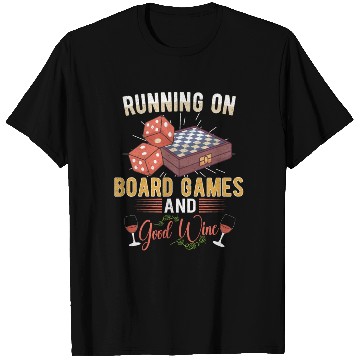 Discover Wine Board Games Chess Board Game Player Gambling T Shirts