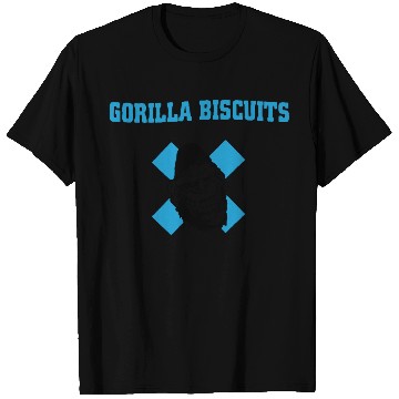 Discover Gorilla Punk Eat Biscuits T Shirts