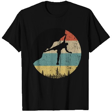 Discover Rock climbing mountain climber T Shirts