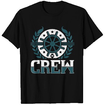 Discover Crew Cruise Ship Sail Boating Ship Vacation T Shirts